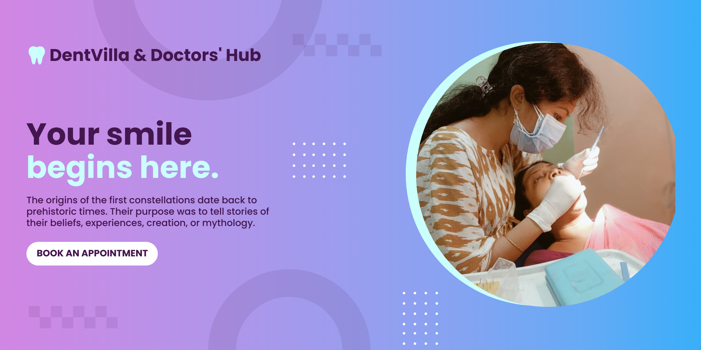 Dental clinic reception area